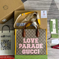 Gucci 680956 Exquisite Gucci Small Tote Bag Yellow - Default Title - View 1