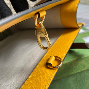 Gucci 680956 Exquisite Gucci Small Tote Bag Yellow - Default Title - View 8