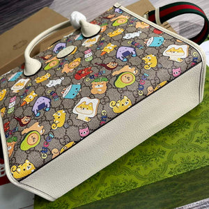 Gucci 680956 Gucci animal print small tote bag - Default Title - View 5
