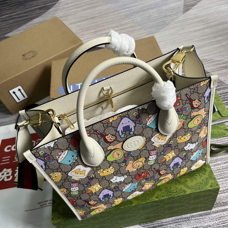 Gucci 680956 Gucci animal print small tote bag - Default Title - View 6