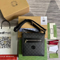 Gucci 681021 GG Supreme messenger bag Black - Default Title - View 1