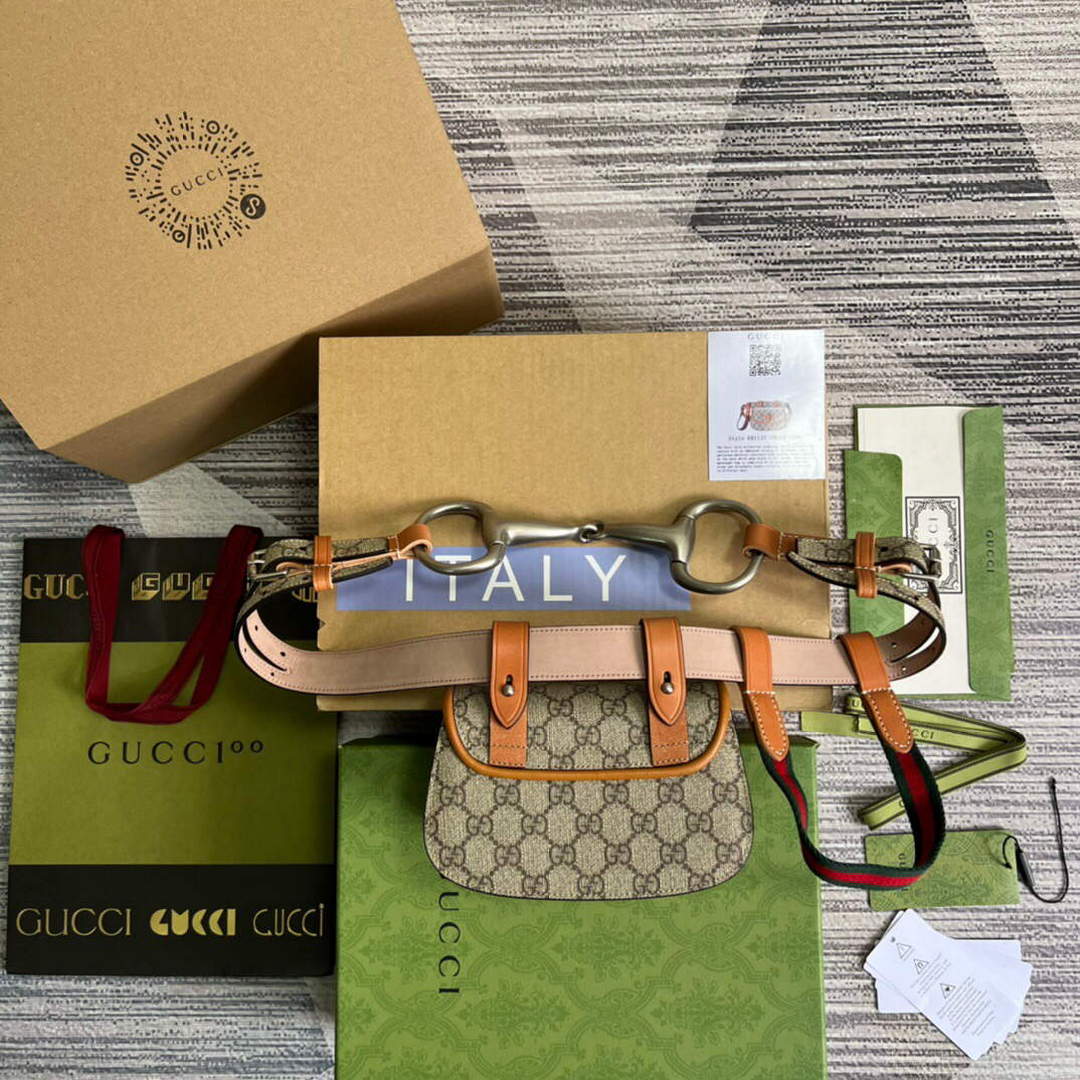 Gucci 681137 Gucci Bamboo 1947 mini belt bag Brown - Default Title - View 2