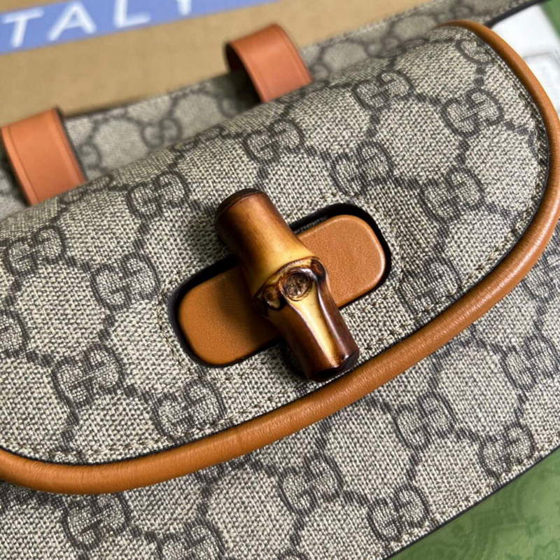 Gucci 681137 Gucci Bamboo 1947 mini belt bag Brown - Default Title - View 5