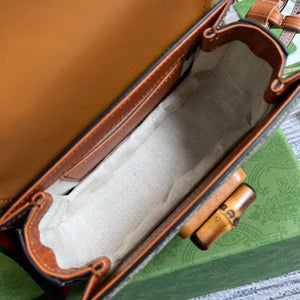 Gucci 681137 Gucci Bamboo 1947 mini belt bag Brown - Default Title - View 9