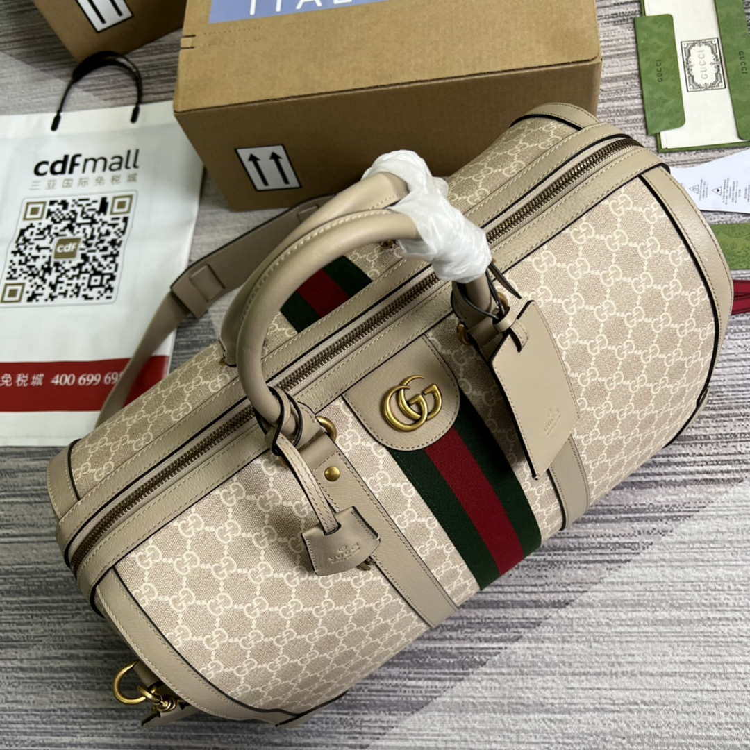 Gucci 681295 Jumbo GG medium duffle bag Beige - Default Title - View 5