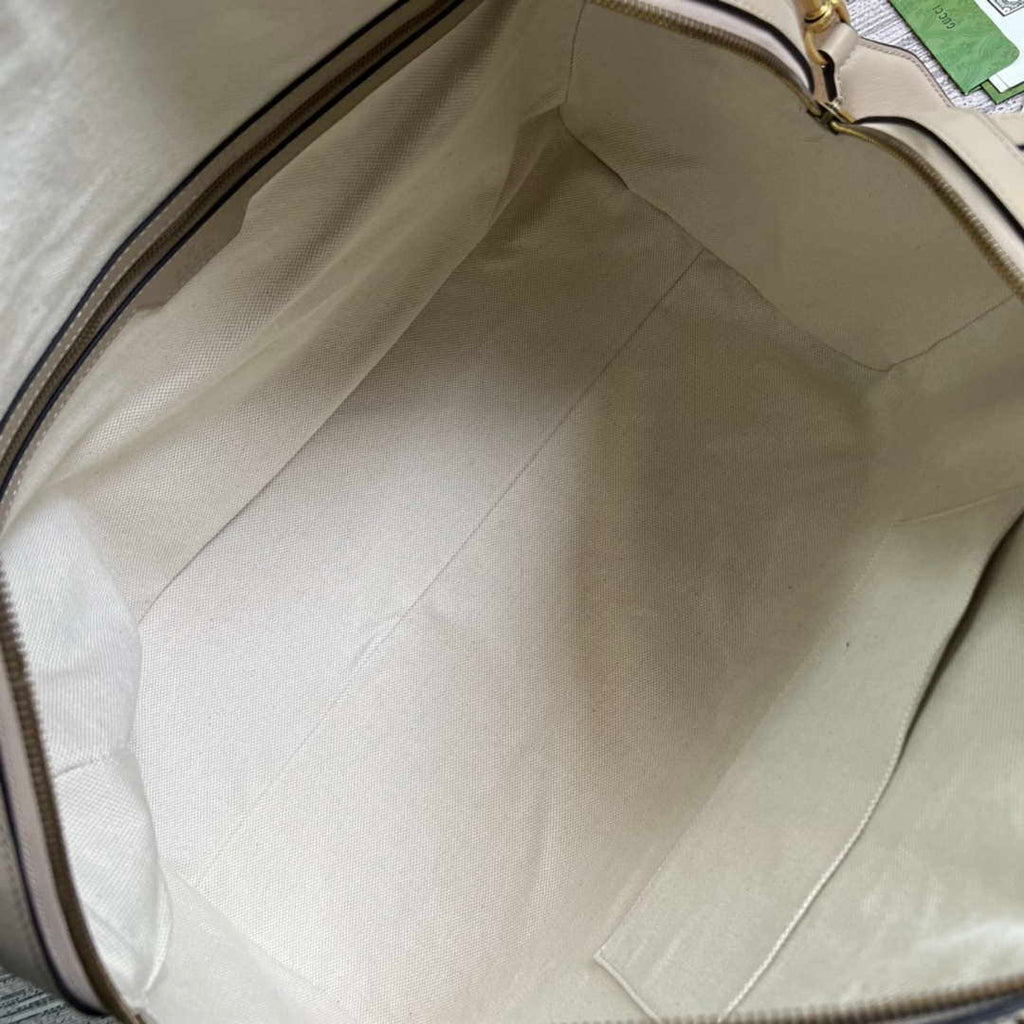 Gucci 681295 Jumbo GG medium duffle bag Beige