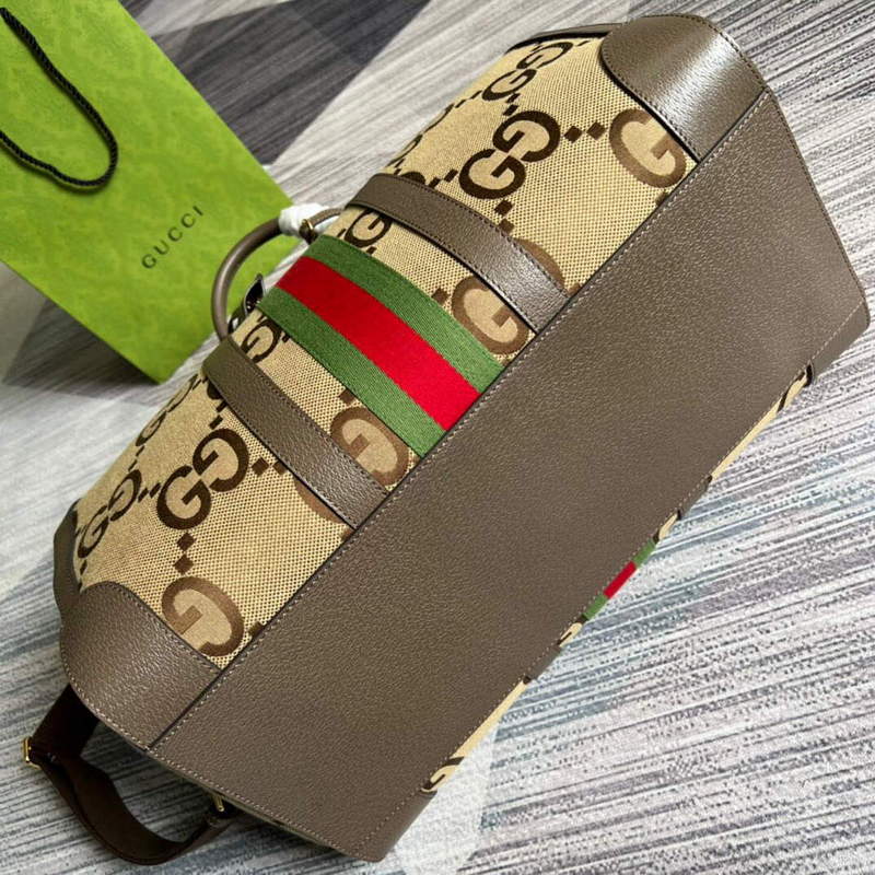 Gucci 681295 Jumbo GG medium duffle bag Brown - Default Title - View 7