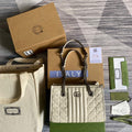 Gucci 681483 GG Marmont small tote bag Beige - Default Title - View 1