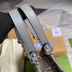 Gucci 681483 GG Marmont small tote bag Grey - Default Title - View 4