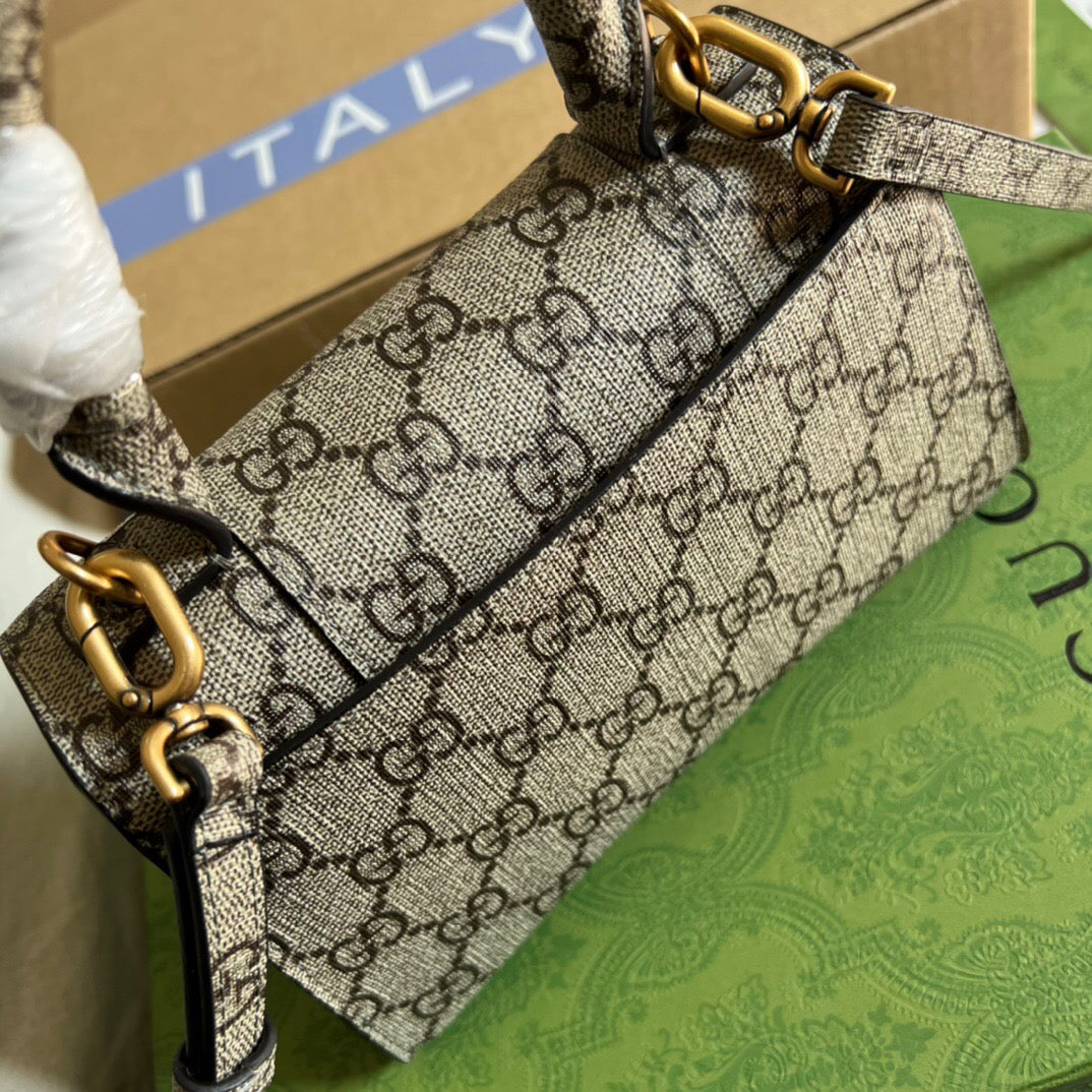 Gucci 681695 The Hacker Project Mini Hourglass bag Beige and ebony - Default Title - View 7