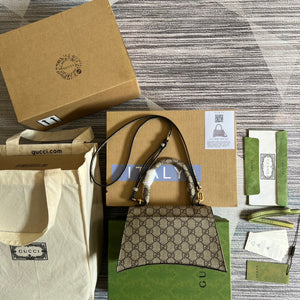 Gucci 681697 The Hacker Project Small Hourglass bag Beige and ebony - Default Title - View 2