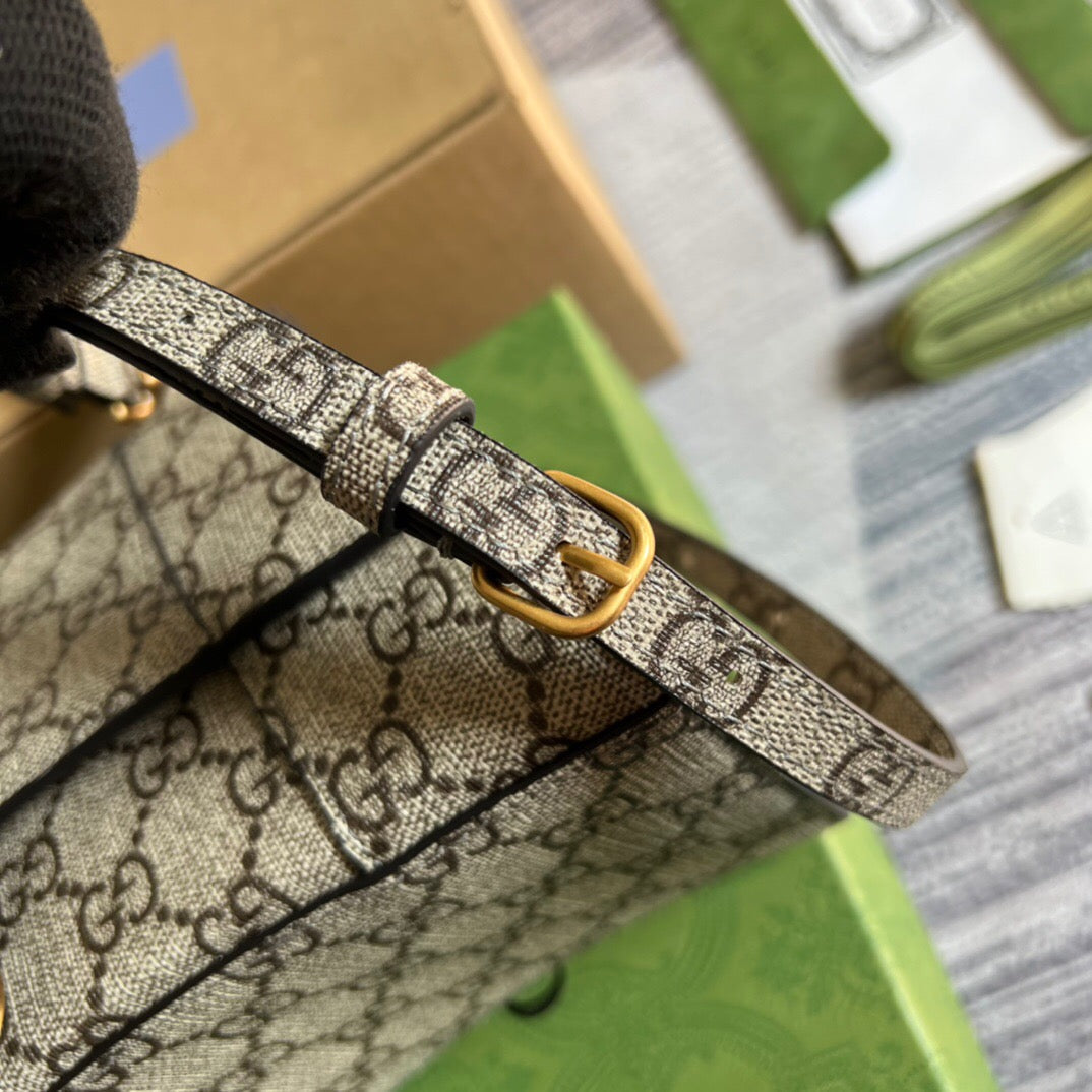 Gucci 681697 The Hacker Project Small Hourglass bag Beige and ebony - Default Title - View 7