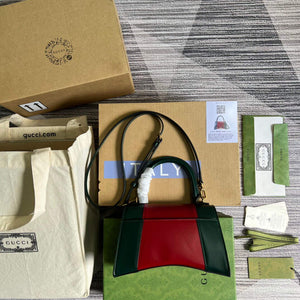 Gucci 681697 The Hacker Project Small Hourglass Bag Green red - Default Title - View 3