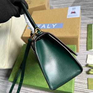 Gucci 681697 The Hacker Project Small Hourglass Bag Green red - Default Title - View 4