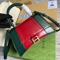 Gucci 681697 The Hacker Project Small Hourglass Bag Green red - Default Title - View 1