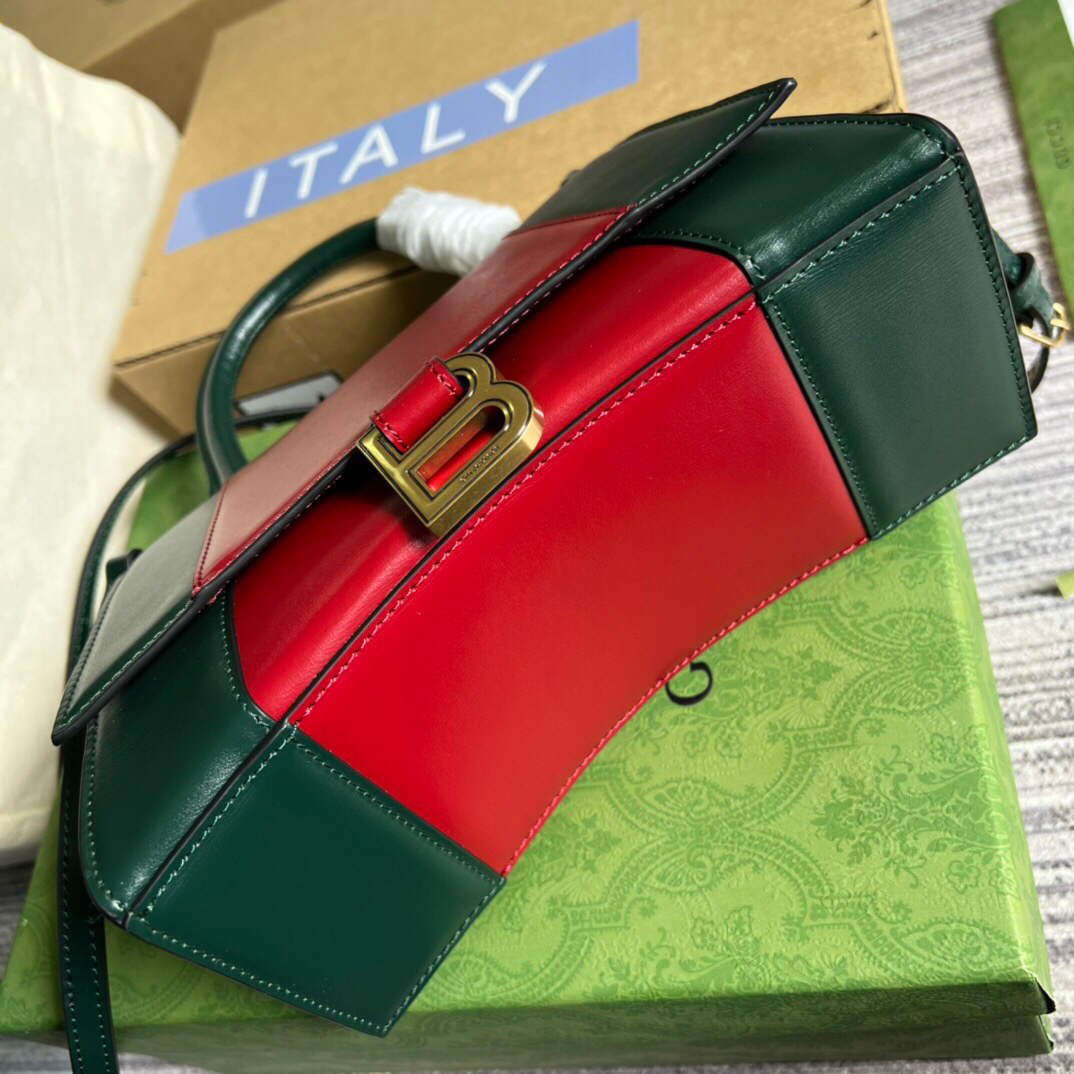 Gucci 681697 The Hacker Project Small Hourglass Bag Green red - Default Title - View 6