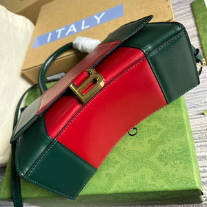 Gucci 681697 The Hacker Project Small Hourglass Bag Green red - Default Title - View 6