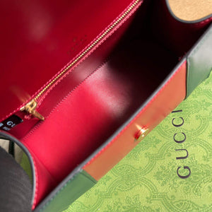 Gucci 681697 The Hacker Project Small Hourglass Bag Green red - Default Title - View 8