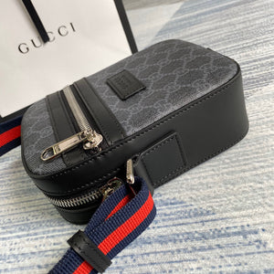 Gucci 682357 GG Black messenger 598103 Black GG Supreme canvas - Default Title - View 3
