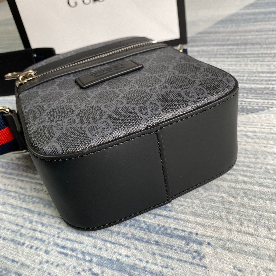 Gucci 682357 GG Black messenger 598103 Black GG Supreme canvas - Default Title - View 4