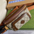 Gucci 682933 Belt bag with Interlocking G Beige and ebony - Default Title - View 1
