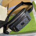 Gucci 682933 Belt bag with Interlocking G Black - Default Title - View 1