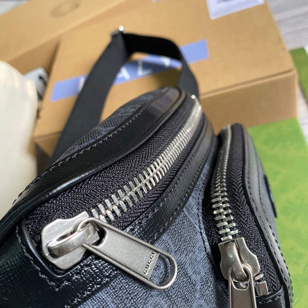 Gucci 682933 Belt bag with Interlocking G Black - Default Title - View 7