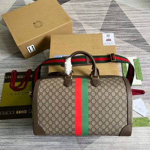 Gucci 687828 Tiger GG Large Duffle Bag Brown - Default Title - View 2