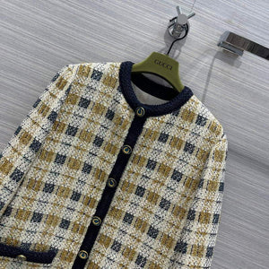Gucci 691452 Women's Lurex Tweed Jacket G66853 - S - View 2