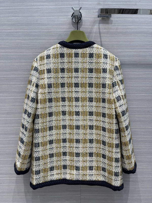 Gucci 691452 Women's Lurex Tweed Jacket G66853