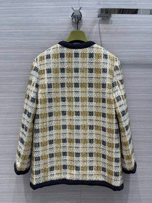 Gucci 691452 Women's Lurex Tweed Jacket G66853 - S - View 9