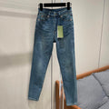 Gucci 691895 Women's Denim Pant With Horsebit G66850