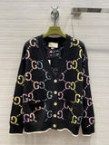 Gucci 692696 Women's Reversible GG wool jacquard cardigan G66854