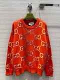 Gucci 692696 Women's Reversible GG wool jacquard cardigan G66855