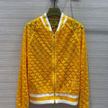 Gucci 693450 adidas x Gucci GG tulle Jacket for women yellow - S - View 1