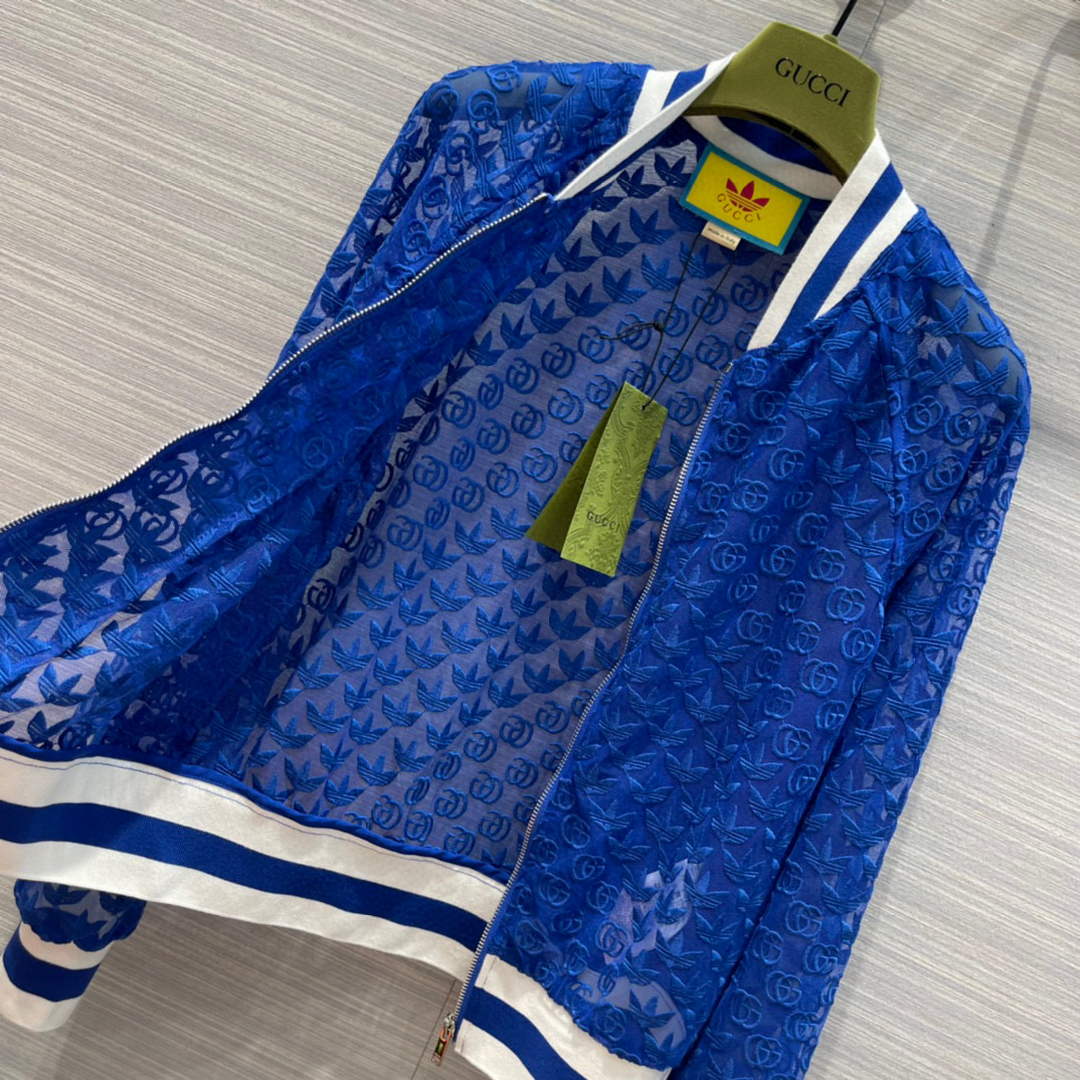 Gucci 693450 adidas x Gucci GG tulle Jacket for women