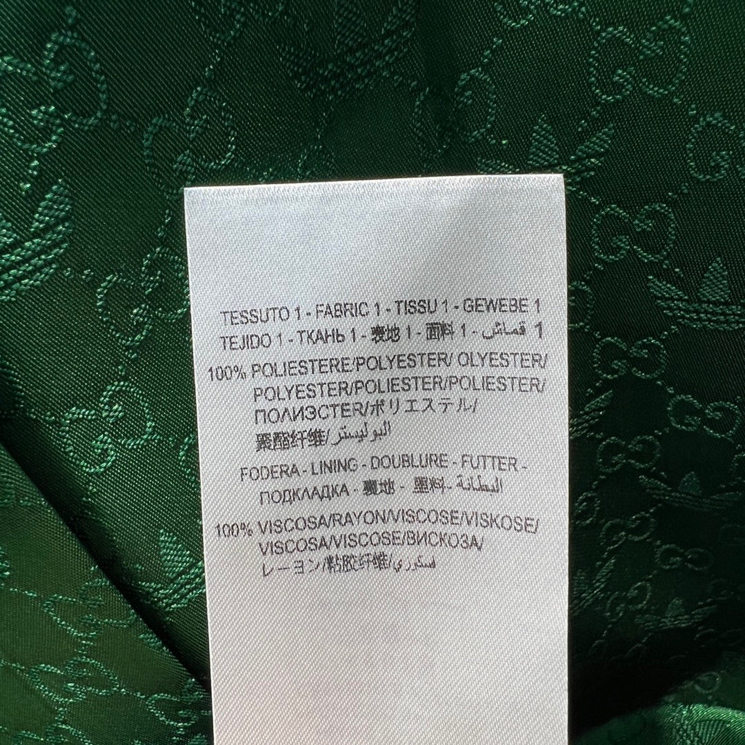 Gucci 693451 adidas x Gucci GG Jacket for women green