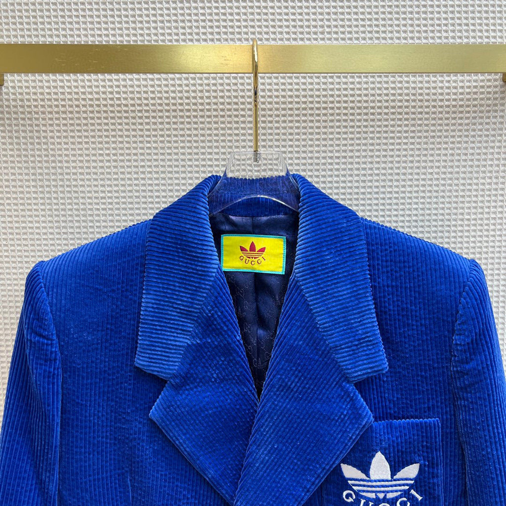 Gucci 693451 adidas x Gucci GG Jacket for women Blue