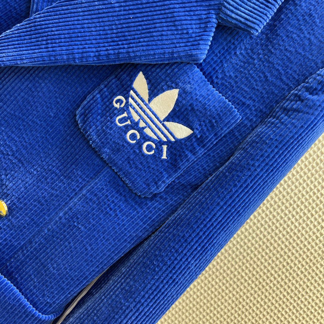 Gucci 693451 adidas x Gucci GG Jacket for women Blue