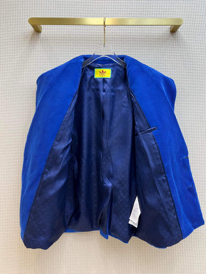 Gucci 693451 adidas x Gucci GG Jacket for women Blue