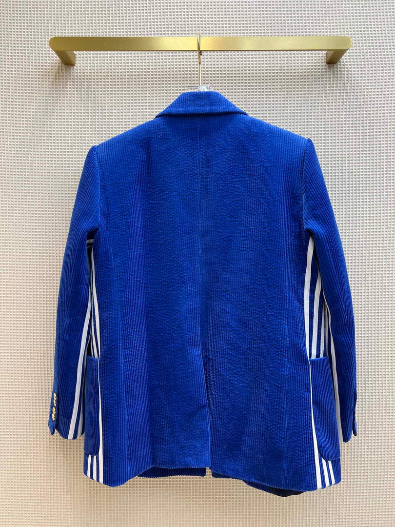 Gucci 693451 adidas x Gucci GG Jacket for women Blue - S - View 8