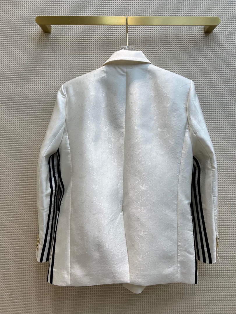 Gucci 693451 adidas x Gucci GG Jacket for women white
