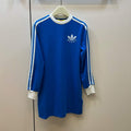 Gucci 693537 adidas x Gucci T-shirt dress for women blue - S - View 1