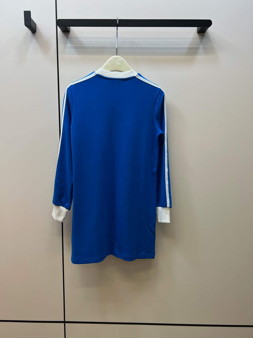 Gucci 693537 adidas x Gucci T-shirt dress for women blue