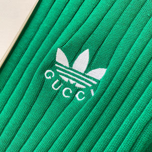 Gucci 693638 adidas x Gucci cropped T-shirt for women green - S - View 5