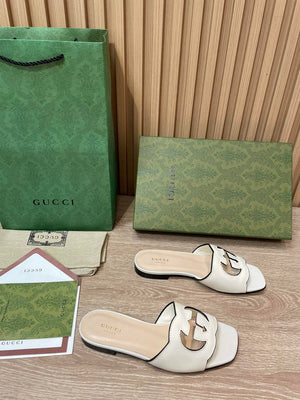 Gucci 694451 Women's Interlocking G cut-out slide sandal G66754 - 34 - View 2