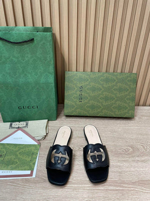 Gucci 694451 Women's Interlocking G cut-out slide sandal G66755 - 34 - View 1