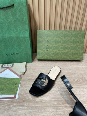 Gucci 694451 Women's Interlocking G cut-out slide sandal G66755 - 34 - View 8