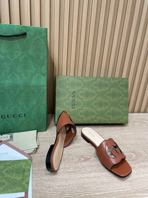 Gucci 694451 Women's Interlocking G cut-out slide sandal G66756 - 34 - View 7