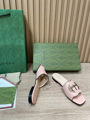 Gucci 694451 Women's Interlocking G cut-out slide sandal G66757 - 34 - View 7